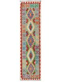 Maimana Afghanistan Kilim Runner - 293 x 80 cm - Handmade