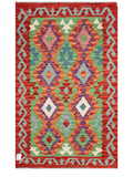 Maimana Afghanistan Kilim Rug - 124 x 79 cm - Handmade