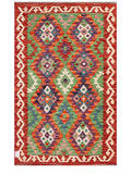 Maimana Afghanistan Kilim Rug - 130 x 84 cm - Handmade