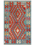 Maimana Afghanistan Kilim Rug - 131 x 85 cm - Handmade