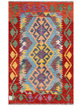 Maimana Afghanistan Kilim Rug - 123 x 81 cm - Handmade