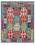 Maimana Afghanistan Kilim Rug - 193 x157 cm - Handmade