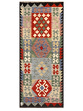 Maimana Afghanistan Kilim Rug - 200 x83 cm - Handmade