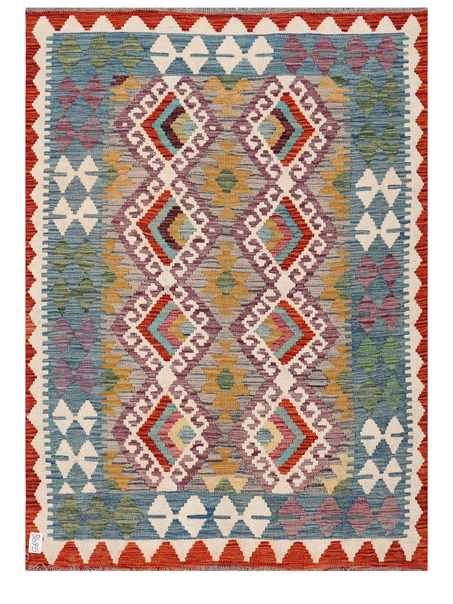 Maimana Afghanistan Kilim Rug - 168 x120 cm - Handmade