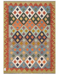 Maimana Afghanistan Kilim Rug - 168 x119 cm - Handmade