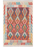 Maimana Afghanistan Kilim Rug - 186 x123 cm - Handmade