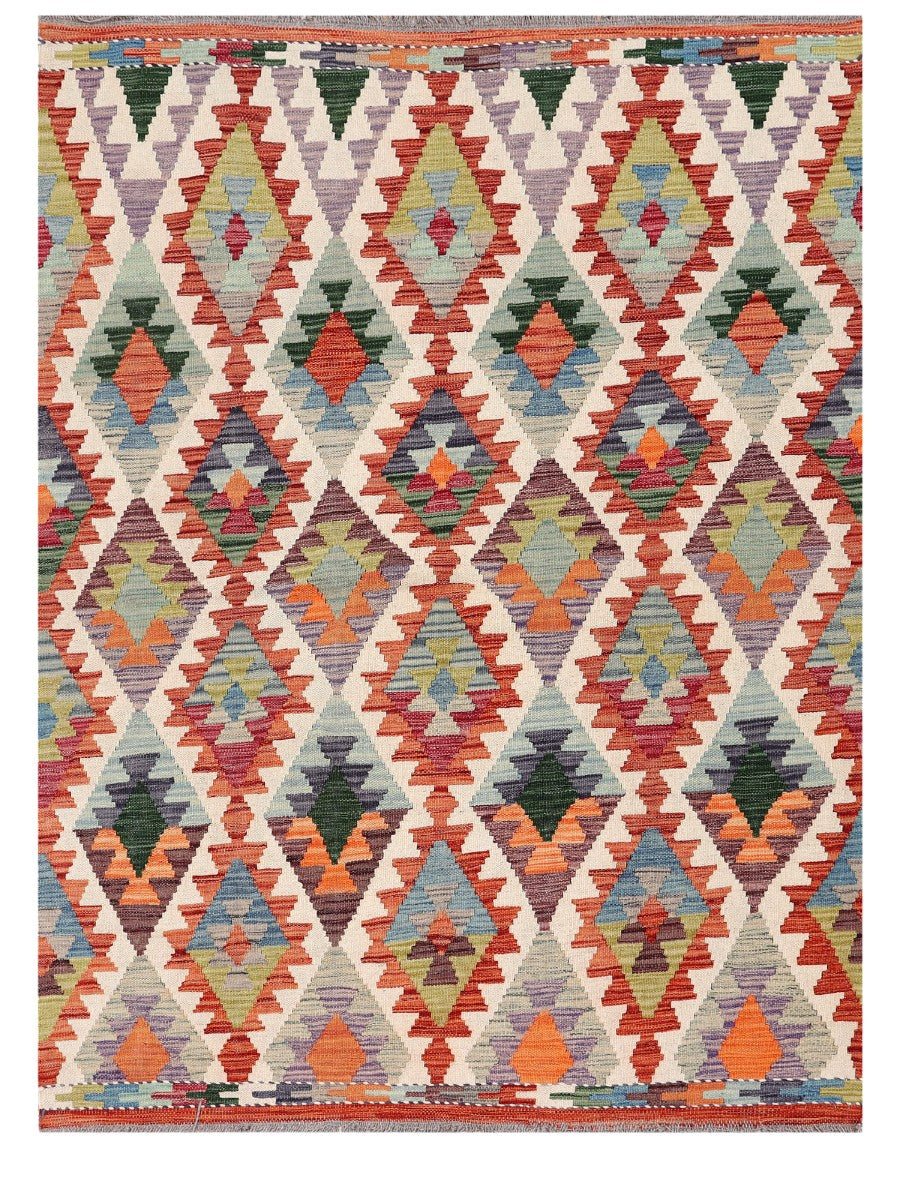 Maimana Afghanistan Kilim Rug - 172 x127 cm - Handmade