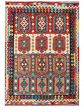 Maimana Afghanistan Kilim Rug - 247 x176 cm - Handmade
