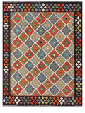 Maimana Afghanistan Kilim Rug - 228 x173 cm - Handmade