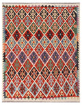 Maimana Afghanistan Kilim Rug - 240 x189 cm - Handmade