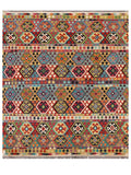 Maimana Afghanistan Kilim Rug - 296 x252 cm - Handmade