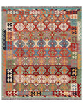 Maimana Afghanistan Kilim Rug - 295 x250 cm - Handmade