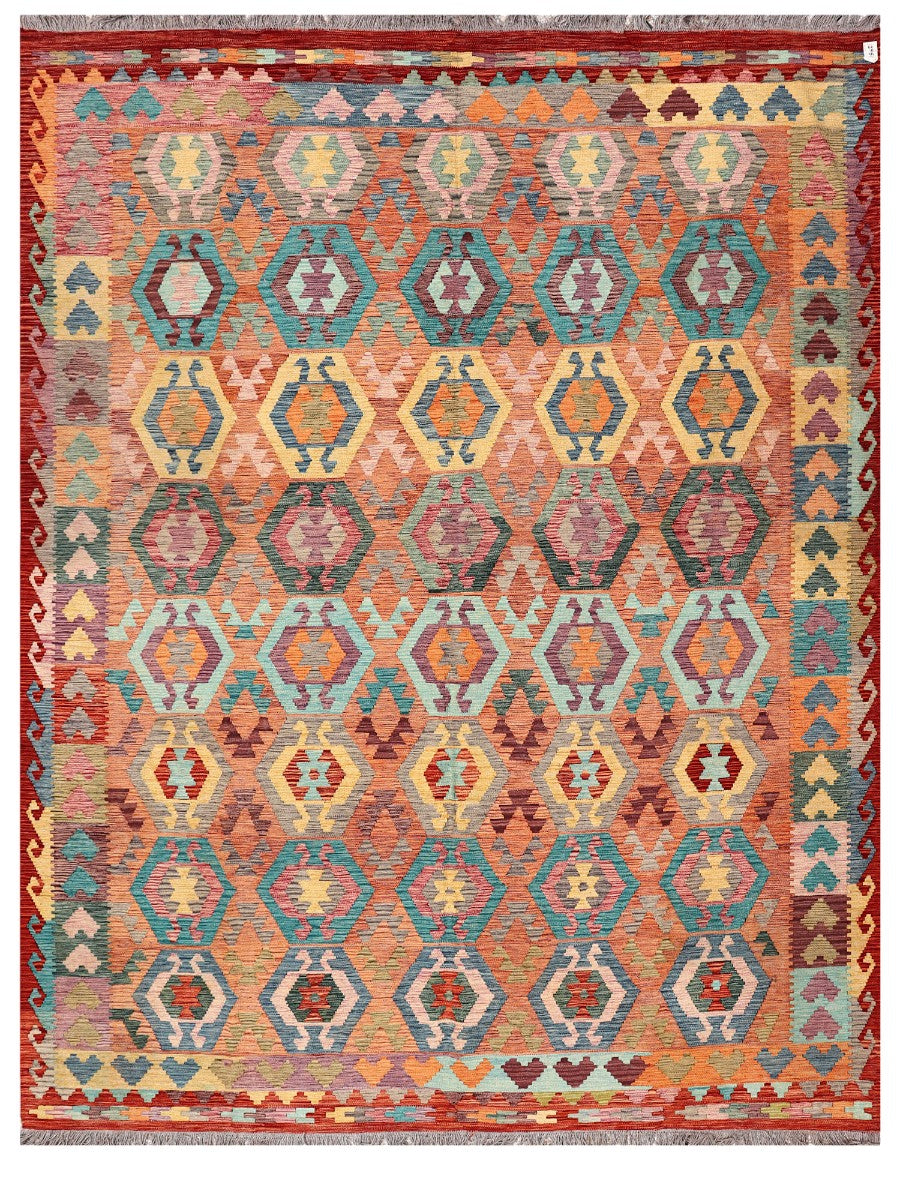 Maimana Afghanistan Kilim Rug - 339 x258 cm - Handmade