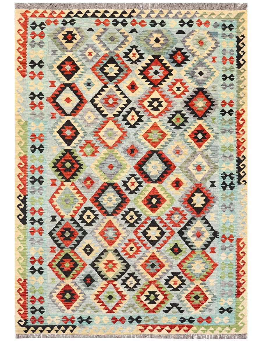 Maimana Afghanistan Kilim Rug - 295 x205 cm - Handmade