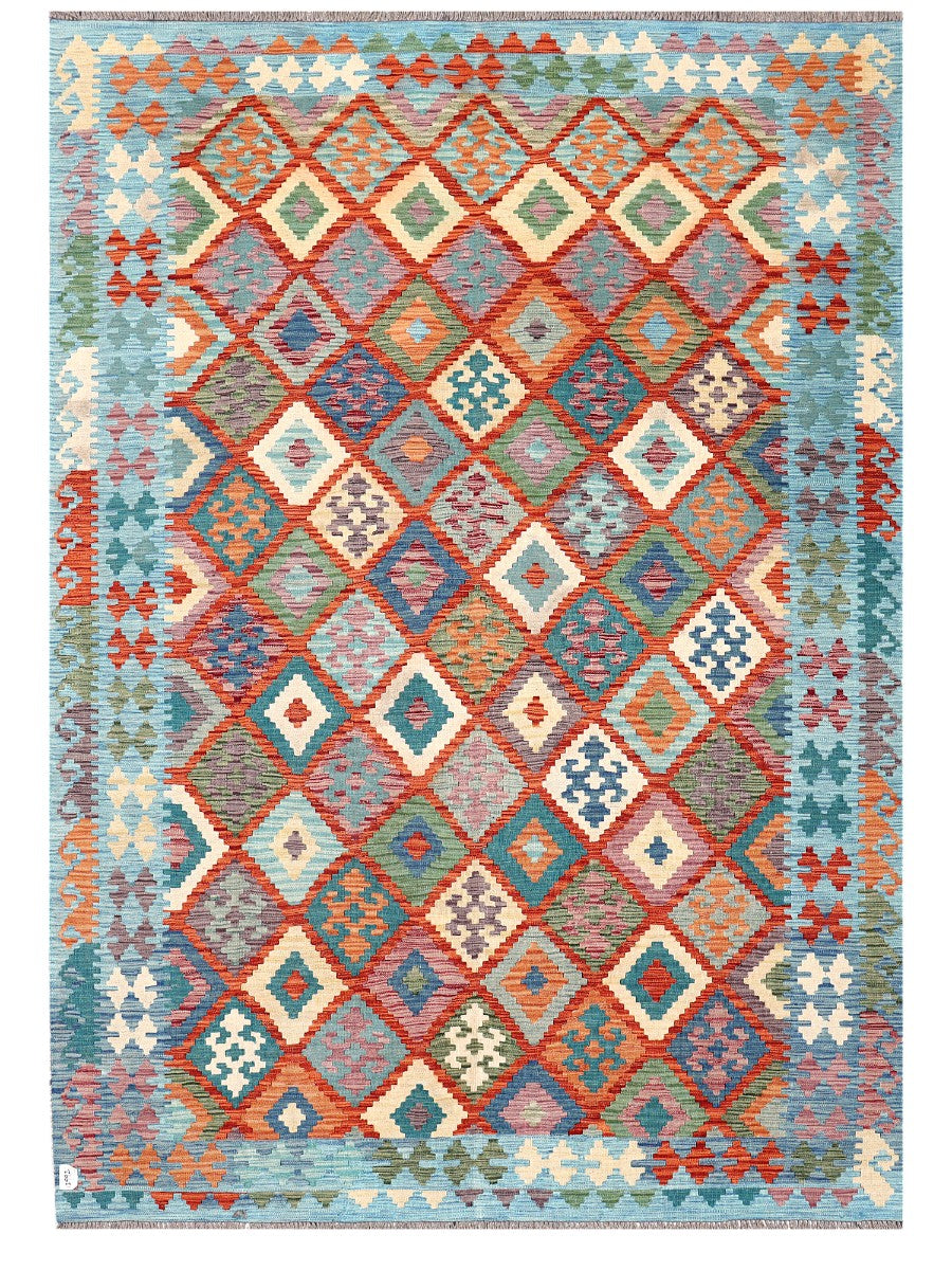 Maimana Afghanistan Kilim Rug - 295 x207 cm - Handmade