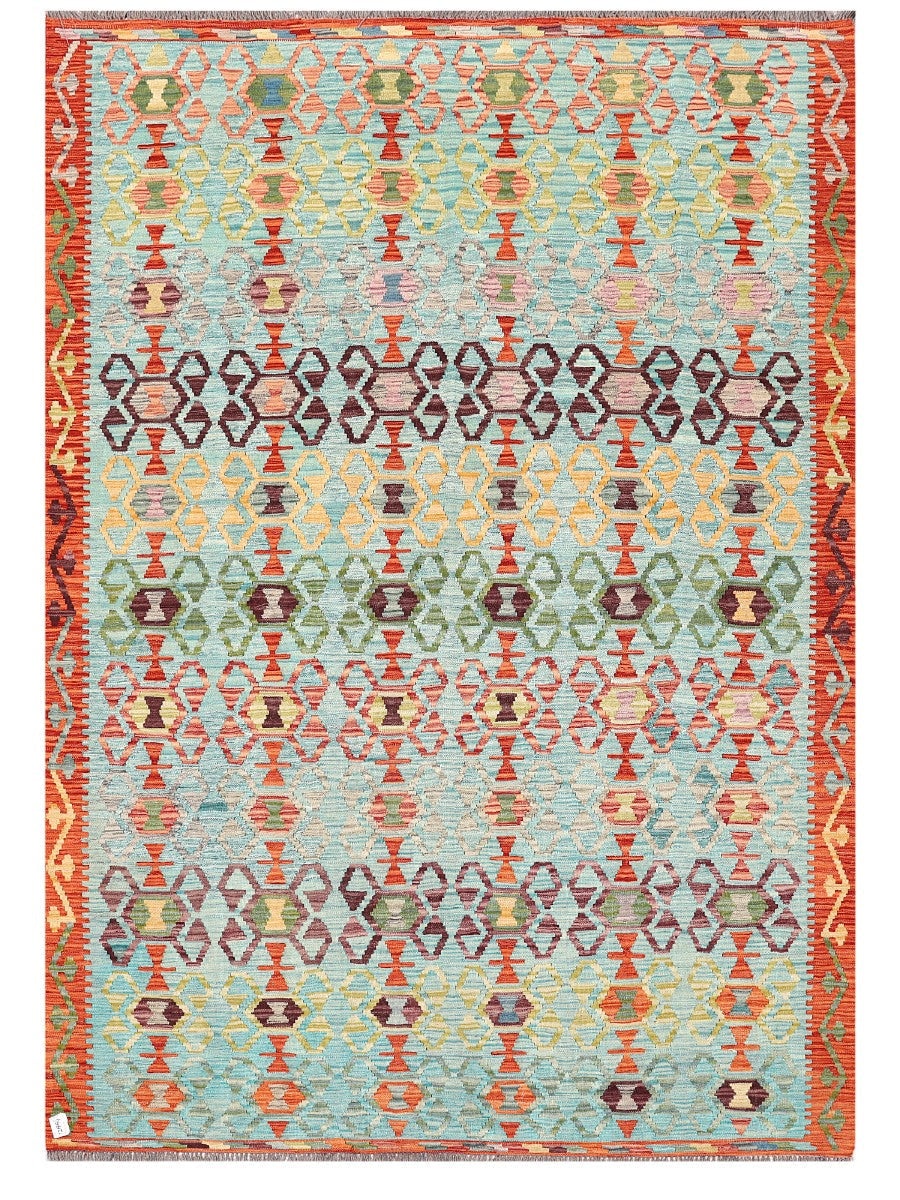 Maimana Afghanistan Kilim Rug - 291 x205 cm - Handmade