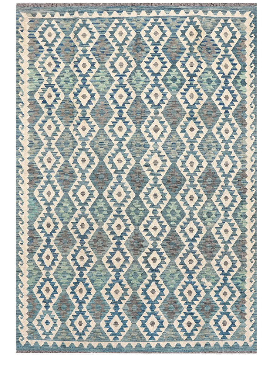 Maimana Afghanistan Kilim Rug - 299 x206 cm - Handmade