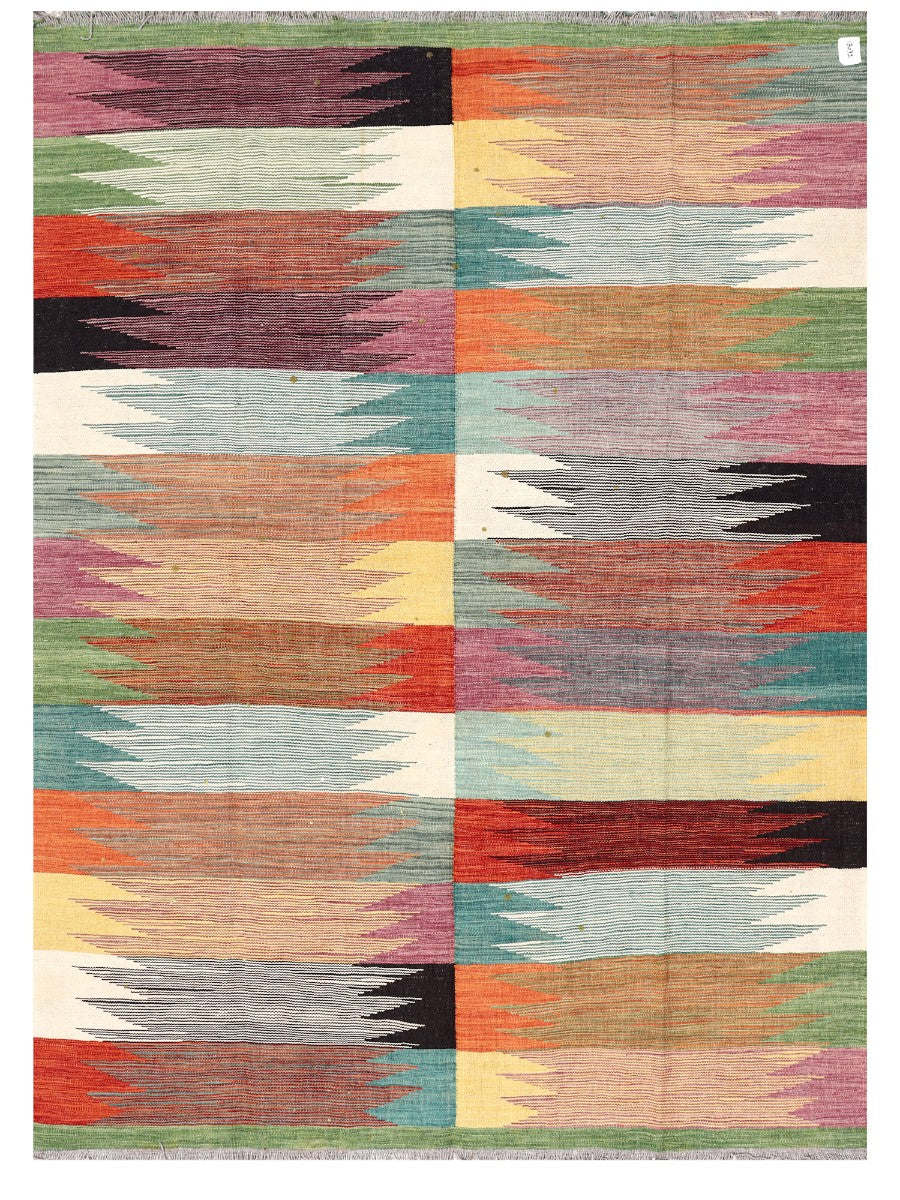 Maimana Afghanistan Kilim Rug - 248 x180 cm - Handmade