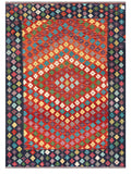 Maimana Afghanistan Kilim Rug - 245 x176 cm - Handmade