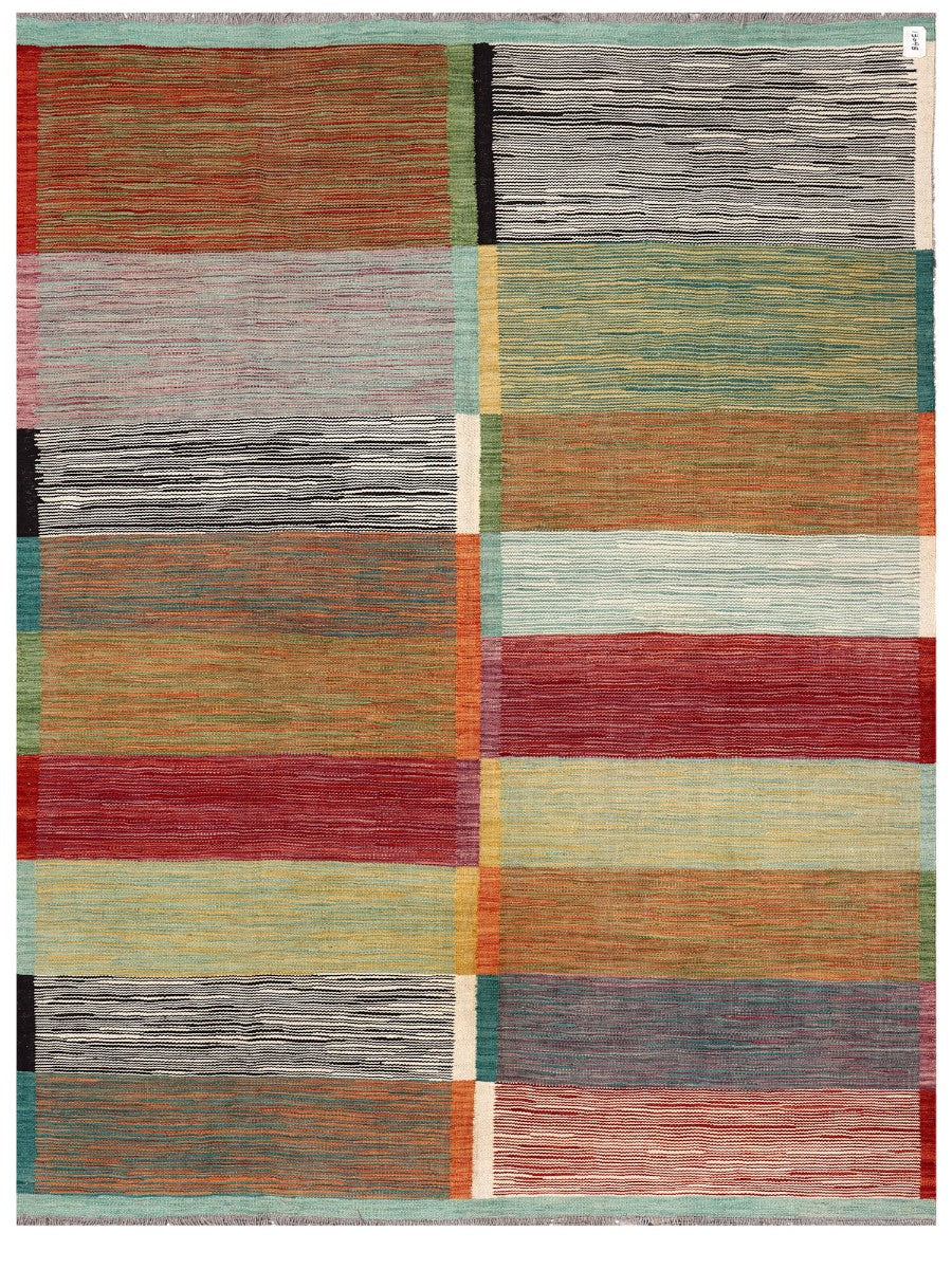 Maimana Afghanistan Kilim Rug - 240 x182 cm - Handmade