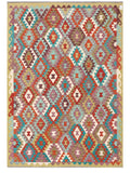 Maimana Afghanistan Kilim Rug - 241 x168 cm - Handmade