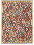 Maimana Afghanistan Kilim Rug - 241 x173 cm - Handmade