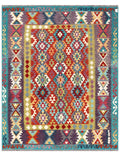 Maimana Afghanistan Kilim Rug - 253 x202 cm - Handmade