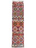 Maimana Afghanistan Kilim Runner - 494 x 82 cm - Handmade