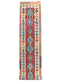 Maimana Afghanistan Kilim Runner - 486 x 80 cm - Handmade