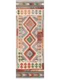 Maimana Afghanistan Kilim Rug - 232 x84 cm - Handmade