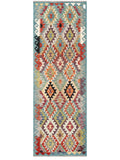 Maimana Afghanistan Kilim Rug - 244 x 84 cm - Handmade