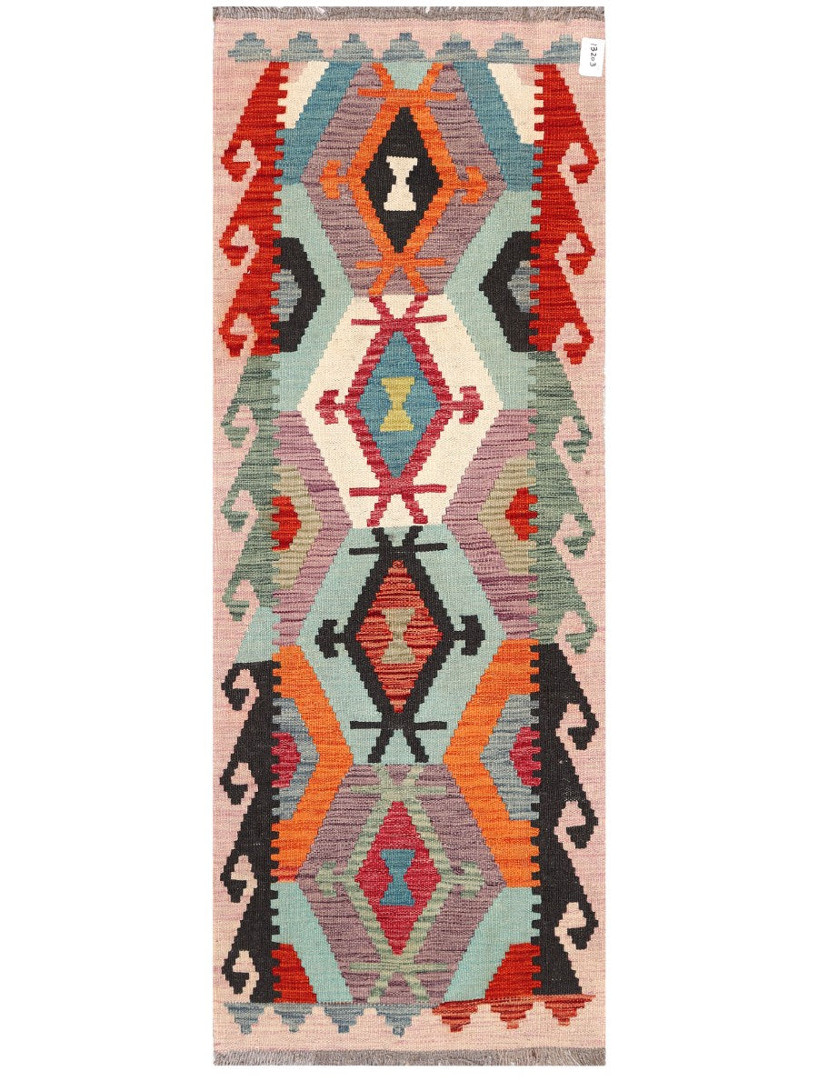 Maimana Afghanistan Kilim Rug - 167 x62 cm - Handmade