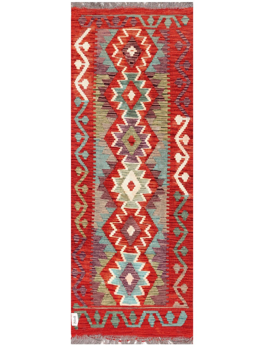 Maimana Afghanistan Kilim Rug - 165 x59 cm - Handmade