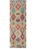 Maimana Afghanistan Kilim Rug - 196 x69 cm - Handmade