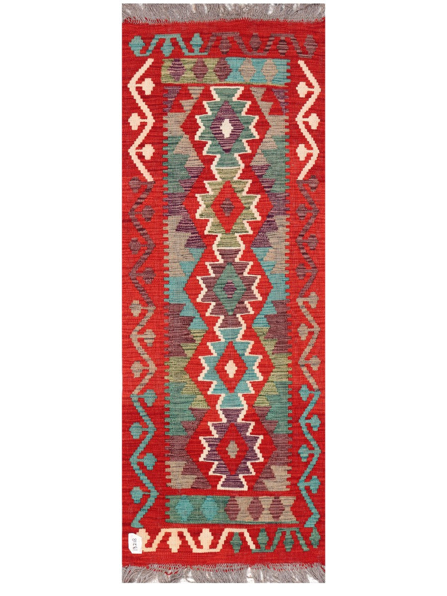 Maimana Afghanistan Kilim Rug - 168 x59 cm - Handmade