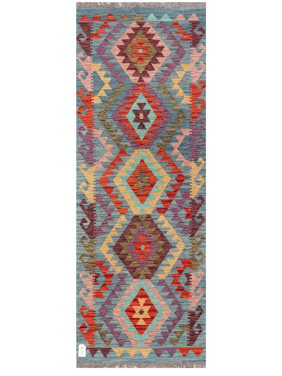 Maimana Afghanistan Kilim Rug - 183 x65 cm - Handmade