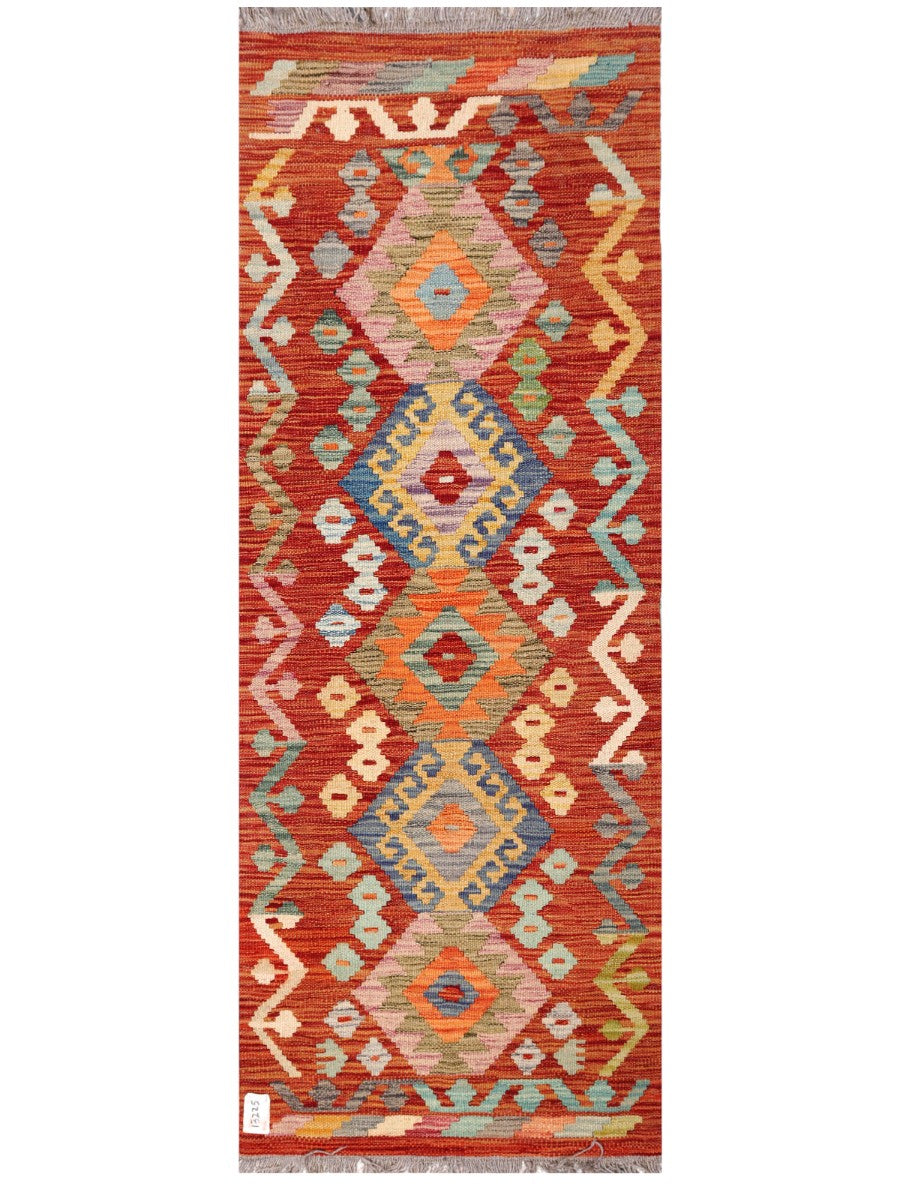 Maimana Afghanistan Kilim Rug - 168 x61 cm - Handmade