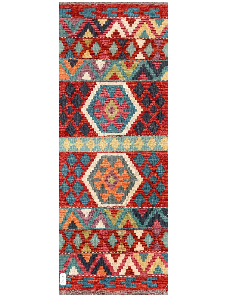 Maimana Afghanistan Kilim Rug - 170 x63 cm - Handmade