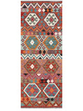Maimana Afghanistan Kilim Rug - 204 x79 cm - Handmade