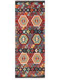 Maimana Afghanistan Kilim Rug - 194 x74 cm - Handmade