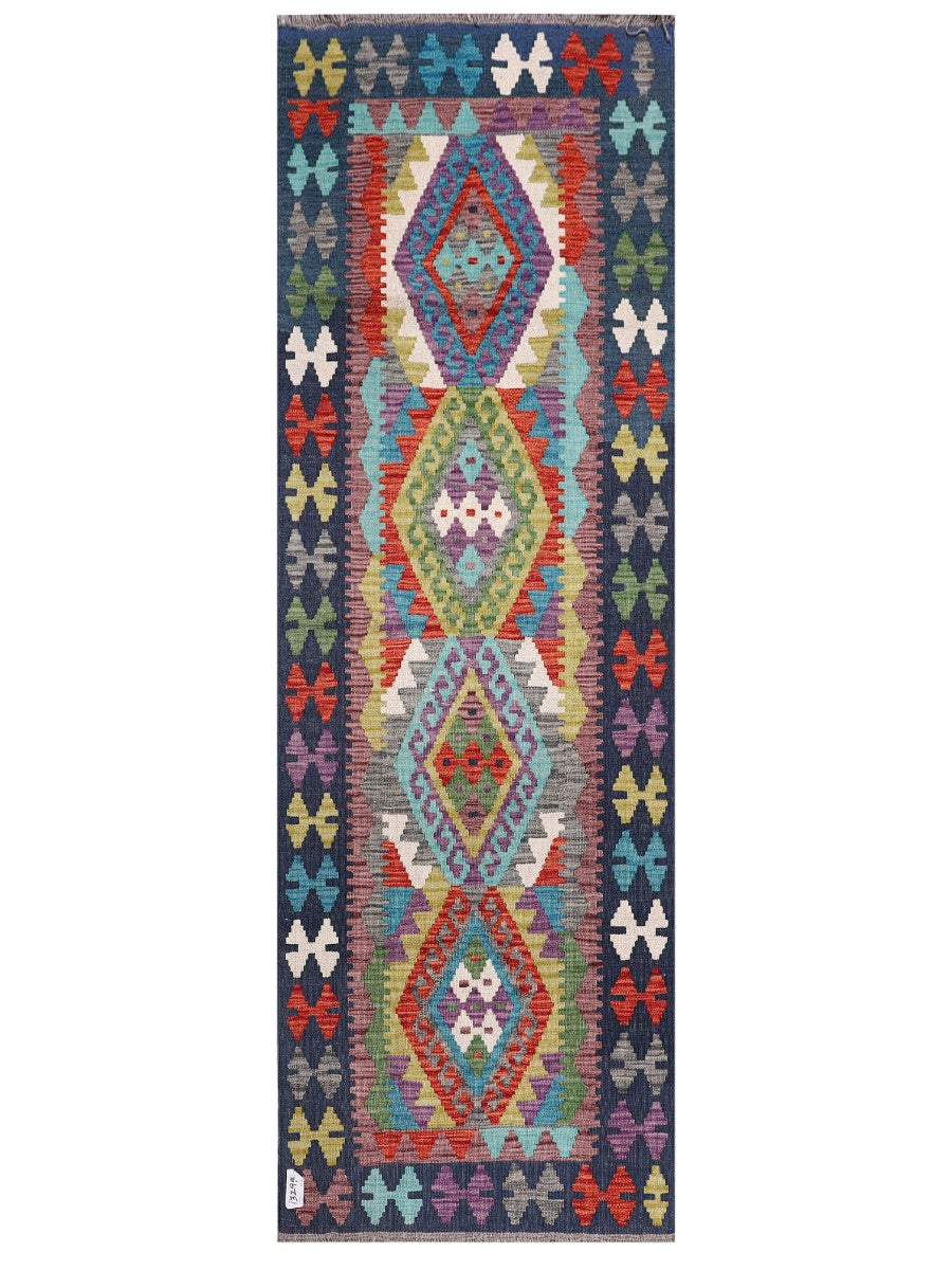 Maimana Afghanistan Kilim Rug - 191 x82 cm - Handmade