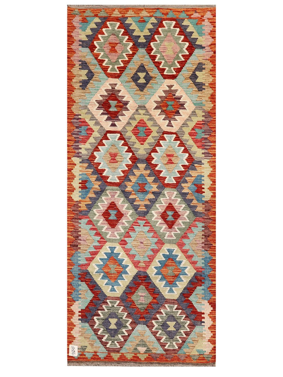Maimana Afghanistan Kilim Rug - 192 x81 cm - Handmade