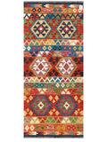 Maimana Afghanistan Kilim Rug - 194 x84 cm - Handmade