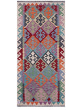 Maimana Afghanistan Kilim Rug - 193 x88 cm - Handmade