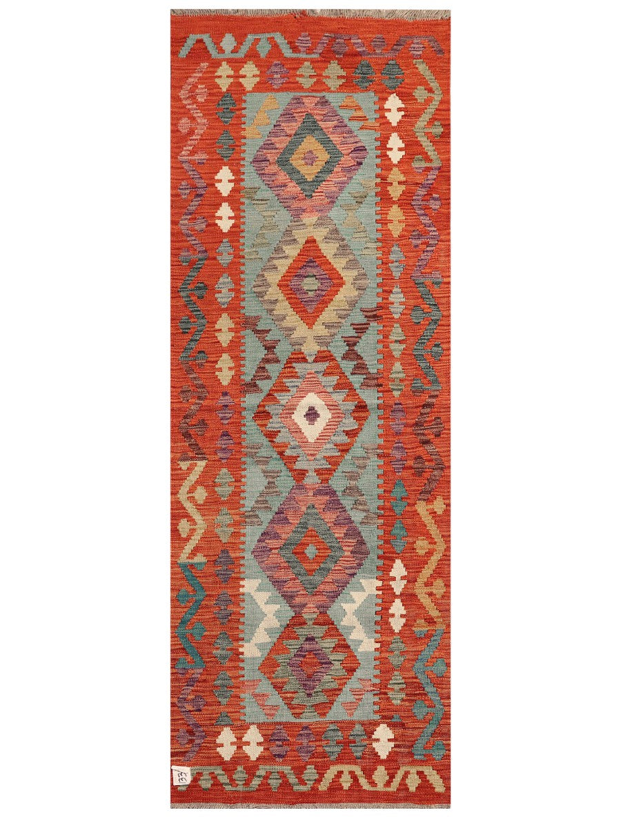 Maimana Afghanistan Kilim Rug - 199 x72 cm - Handmade