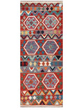 Maimana Afghanistan Kilim Rug - 209 x83 cm - Handmade