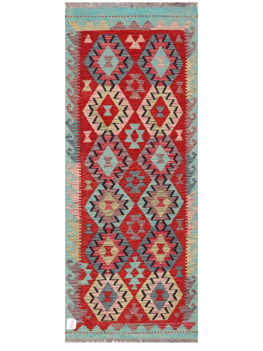 Maimana Afghanistan Kilim Rug - 184 x72 cm - Handmade