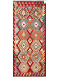 Maimana Afghanistan Kilim Rug - 194 x85 cm - Handmade