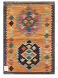 Maimana Afghanistan Kilim Rug - 89 x 63 cm - Handmade