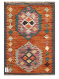 Maimana Afghanistan Kilim Rug - 89 x 62 cm - Handmade
